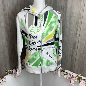 Fox Girls Hooded Zip Up Sweater‎